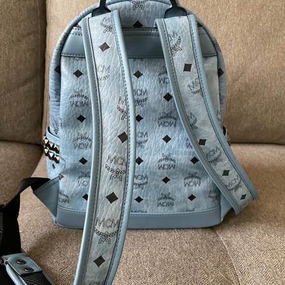 ***SOLD****CM Light Blue Monogram Backpack - Picture 4 of 8